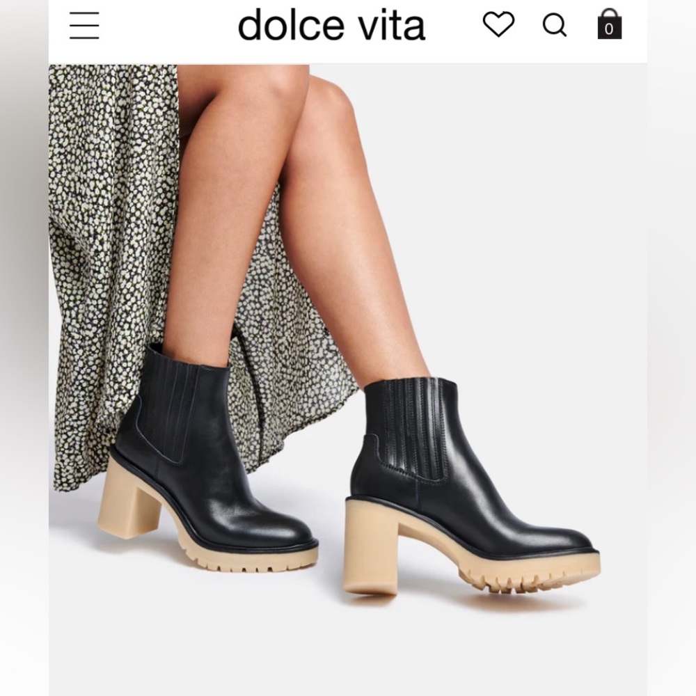 Dolce Vita Caster H2O Booties In Black sz8.5